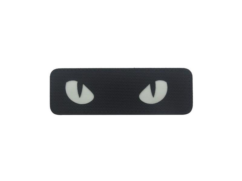 Cat Tiger Eyes Hook Fasteners Tactical Glow In Dark Combat Applique Patch For Carousel 1