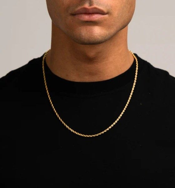 Men’s 18K Gold Filled 3MM Twisted Link Chain - SALE! Carousel 2