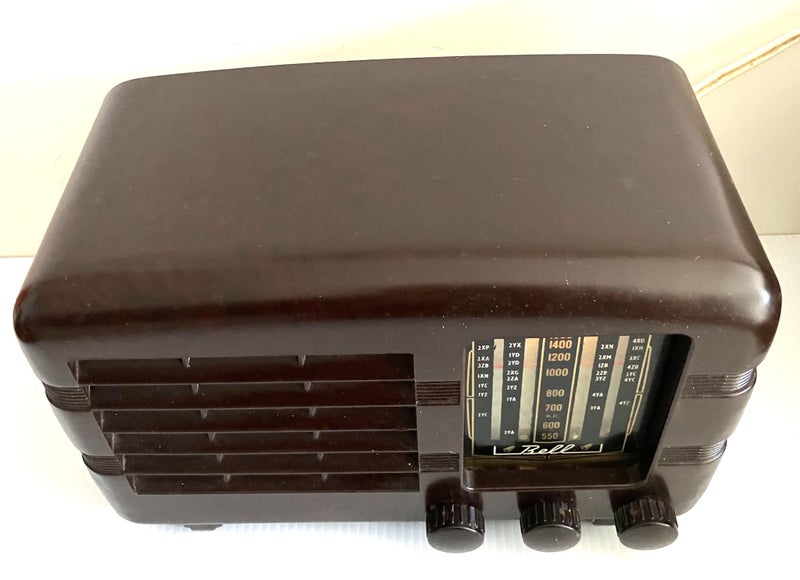 Bell Bakelite valve radio. Carousel 2