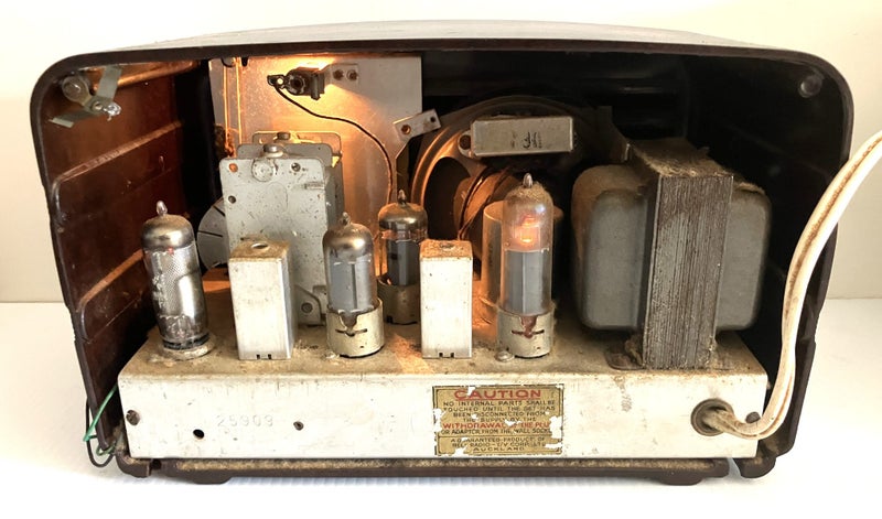 Bell Bakelite valve radio. Carousel 3