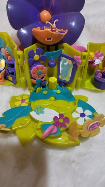Vintage Poly Polly Pocket Boutique+ Heli Car Carousel 2
