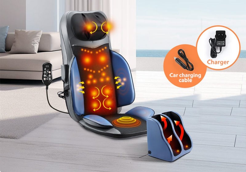 Electric Massage Chair Cushion Seat Foot Massager Carousel 1