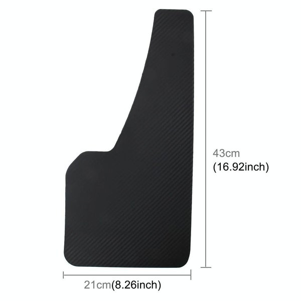 A Pair 3D Carbon Universal Racing Mudflaps Fender Guard Fenders & Mud Guards Pa Carousel 2