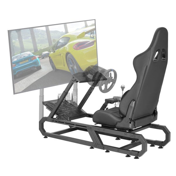 Heavy Duty Racing Wheel Stand For Logitech G923 / G920 / G29 Max330Lbs Compact Carousel 1