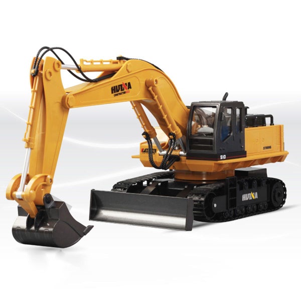 1/16 11Ch Rc Alloy Excavator Construction Engineering Digger Vehicle Toy Carousel 1