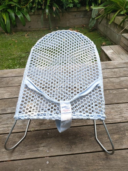 Babybounce blue NZ made Bouncinette Carousel 1