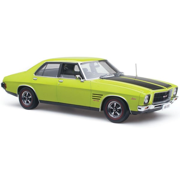 1/18 Holden HQ Monaro GTS Sedan Barbados Green with Black Stripes (350ci Engine) Carousel 1