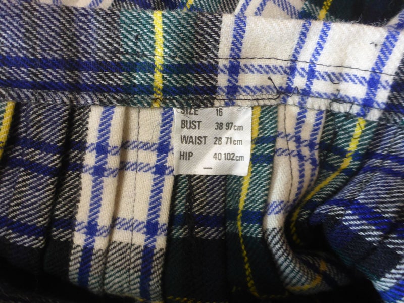 Awesome Old Vintage Tartan Kilt Skirt Carousel 6