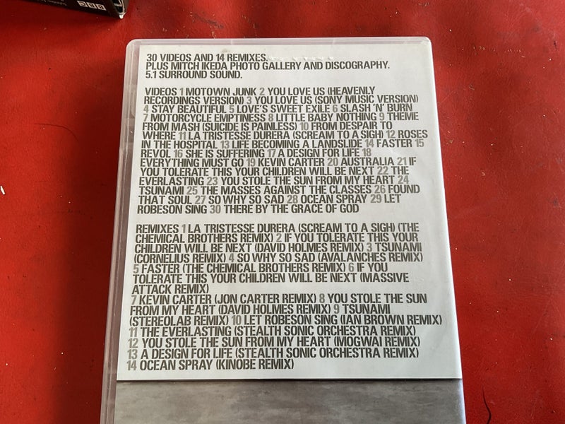 Manic Street Preachers - The Greatest Hits DVD Carousel 2