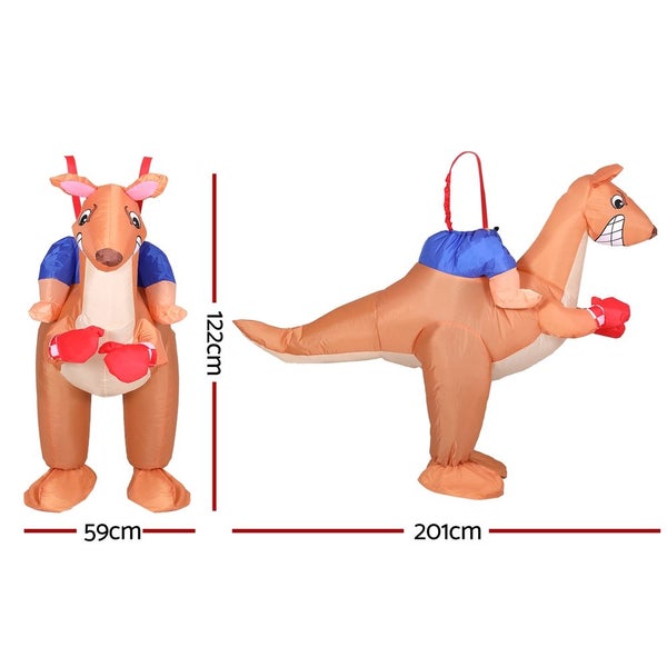 Inflatable Kangaroo Costume Suit Blow Up Party Fancy Dress Halloween Cosplay Carousel 2
