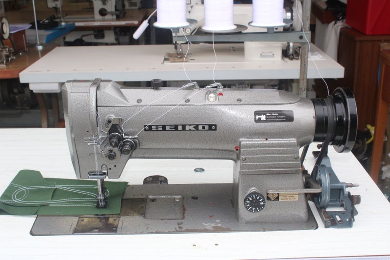 SEIKO TWIN NEEDLE 2 NEEDLE INDUSTRIAL WALKING FOOT SEWING MACHINE63621285171202112