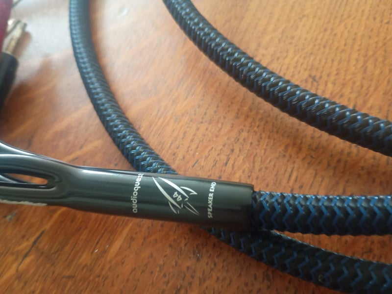 Audioquest Rocket 44 Audiophile Bi-Wire Full Range 2m speaker cable pair Carousel 2