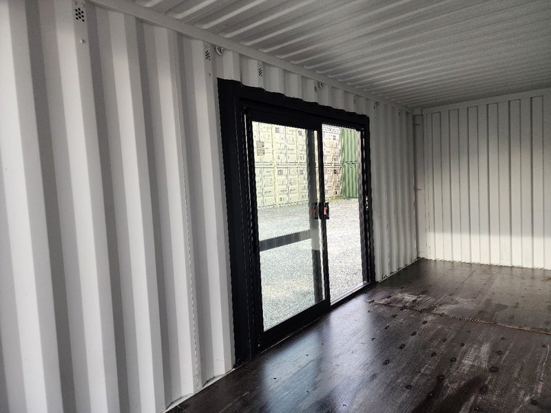 20ft Black Office container ..With new slider.. Christchurch63866629095426113