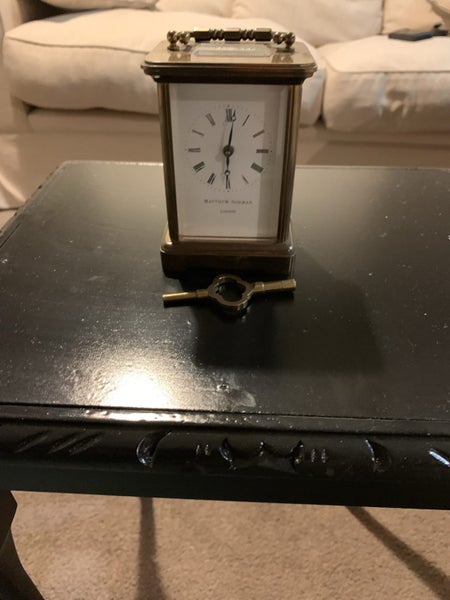 Vintage Matthew Norman Swiss made Carriage clock Carousel 1