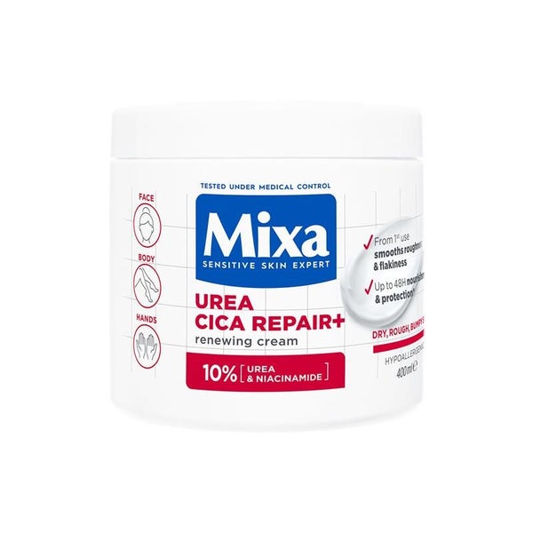 Mixa Urea Cica Repair+ Renewing Cream 10% Urea 400ml Carousel 1