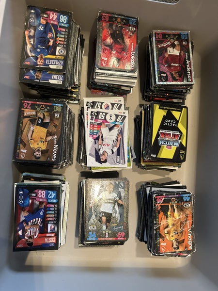 Bulk lot various Match Attax 2018-2002 Carousel 1