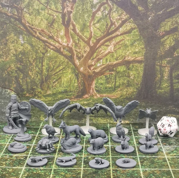 Cute Critters Woodland Animal Miniatures Set DnD dice4dungeons SCHLOSS Carousel 2
