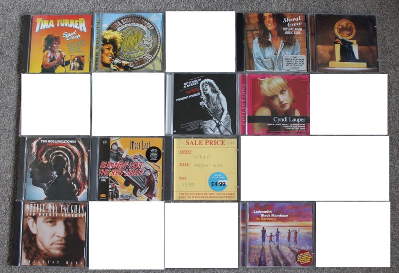 CHOOSE 1 CD from BIG ARTISTS CLASSIC ROCK POP COUNTRY Greatest Hits 70s 80s 90s Carousel 2