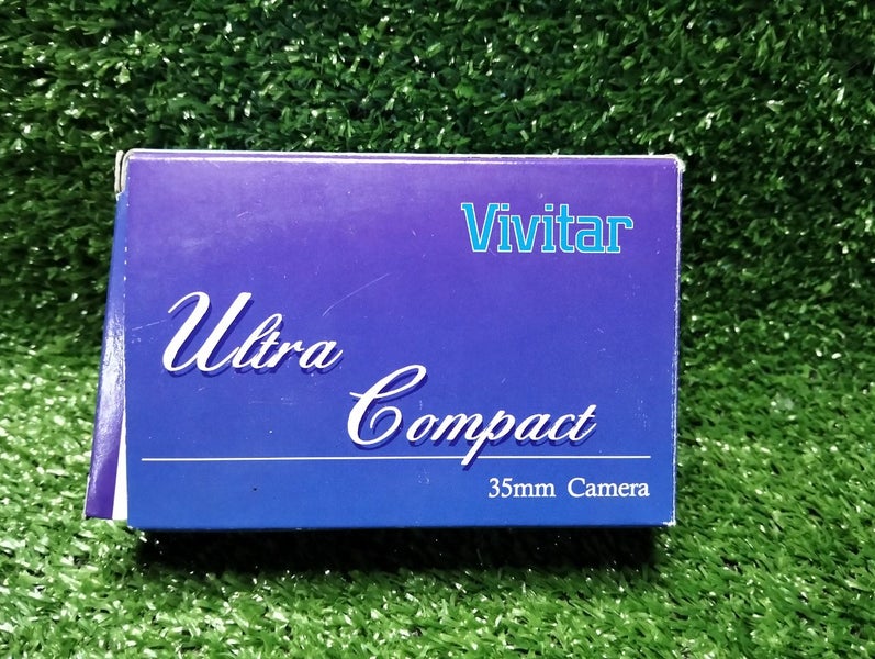 Vintage Vivitar Ultra Compact 35mm Film Camera new in its original box. Carousel 2