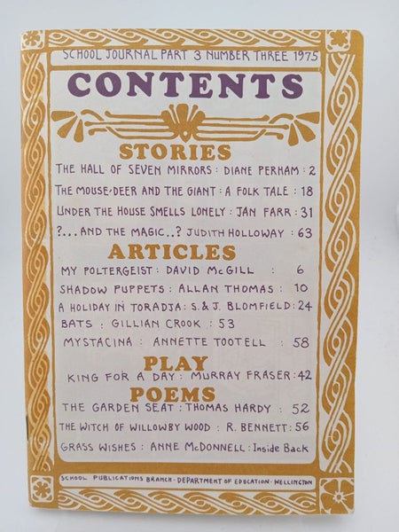 School Journal Part 3 Number 3 1975 by Unknown64451747046659110