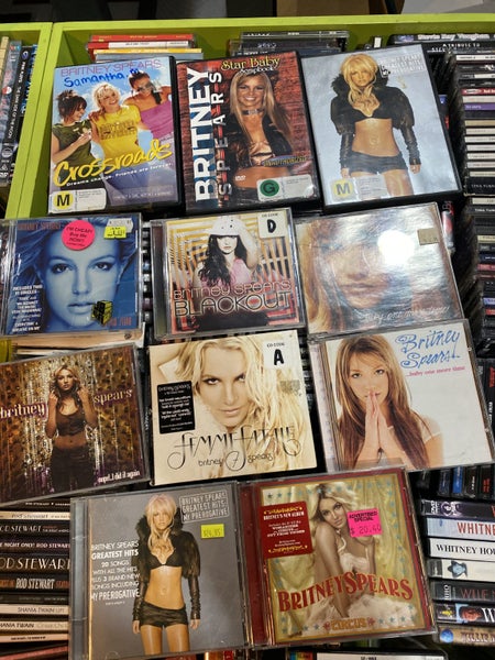 * bulk buy x 11 BRITNEY SPEARS CDS & DVDS ** Carousel 1