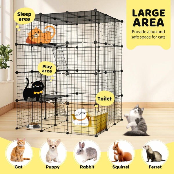 Pet Scene DIY Cat Enclosure Cage Pet House Carousel 2