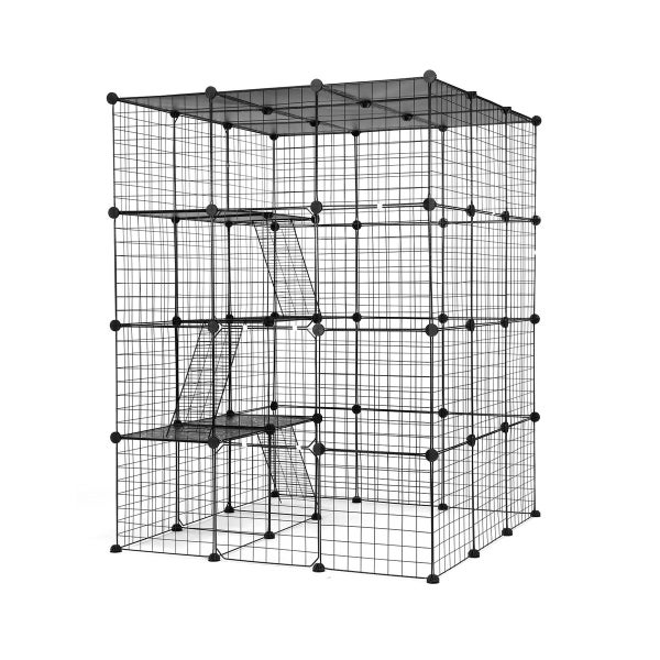 Pet Scene DIY Cat Enclosure Cage Pet House Carousel 8