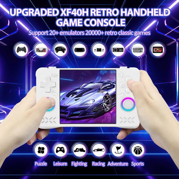 XF40H Handheld Game Console 128G Retro Gaming Console Classic Games Carousel 1