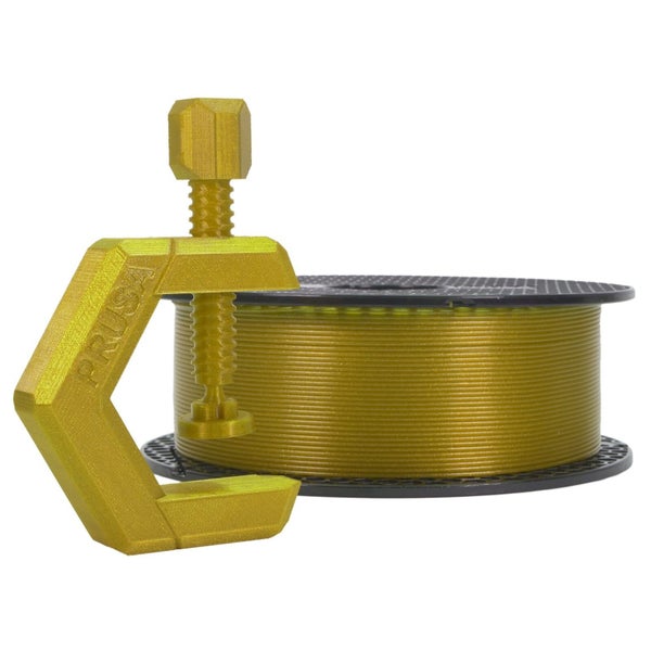 Prusament PETG Filament - Yellow Gold (1kg) Carousel 1
