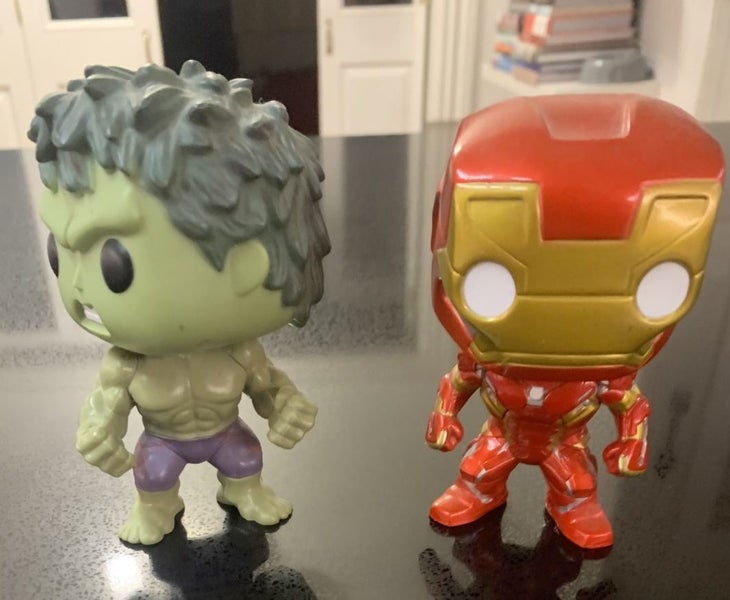 Marvel Hulk and Ironman Pop Vinyl figures Carousel 1