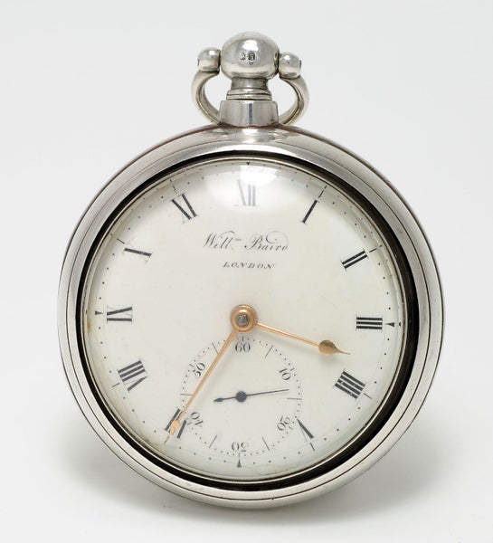 Rare Georgian Silver Earnshaw Spring Detent Chronometer Pocket Watch - 1824 Carousel 1