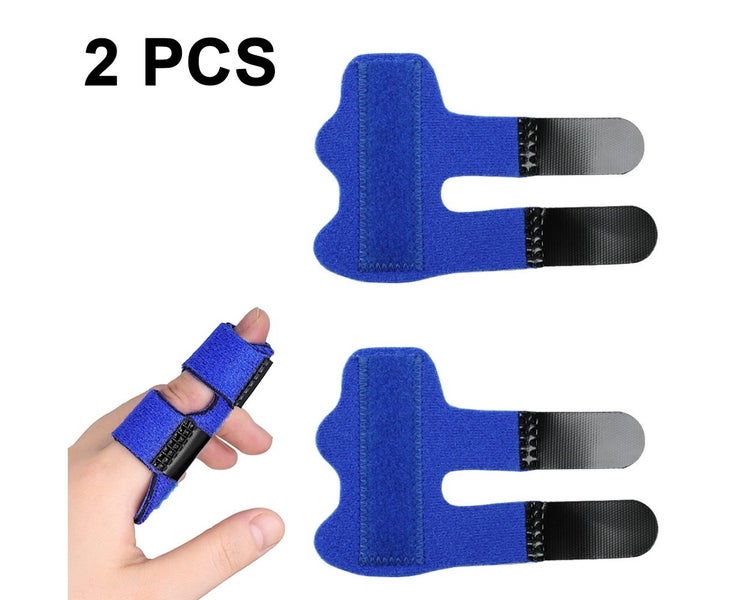 2 pcs Finger Splint, Snap Finger Splint for Broken Fingers, Finger Protection Carousel 2