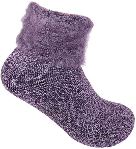 1 Pair Womens THICK THERMAL HEATED SOCKS Warm Winter Comfort Work Sox Ski Ladies Carousel 6