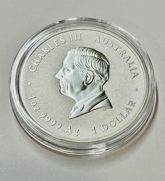 2025 1oz Chinese Myths & Legends Double Phoenix Vivid ..9999 Ag Coloured BU Coin Carousel 2