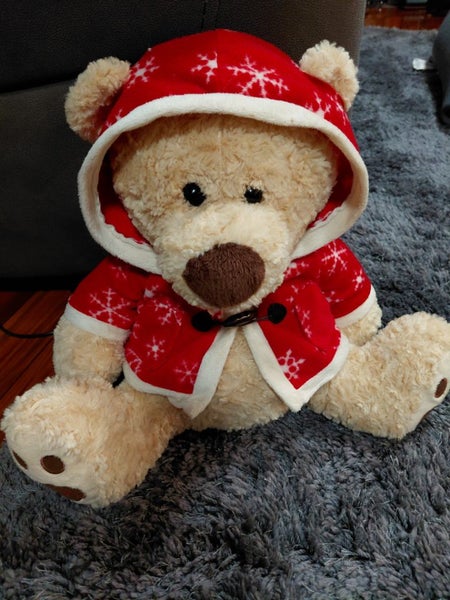Christmas soft toy Bosley teddy bear Carousel 1