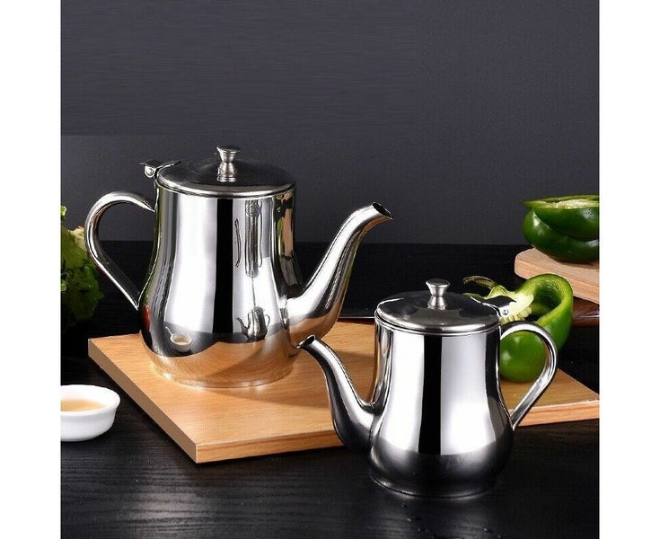 400ml Stainless Steel Oil Filter Pot Cooking Soup Grease Strainer Separator Carousel 7