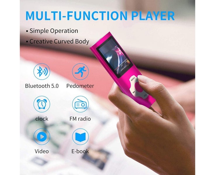 Mp3 Player,Music Player with a 32 GB Memory Card Digital Music Player Carousel 5