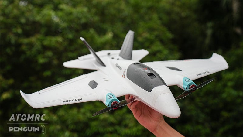 AtomRC Penguin FPV Radio Control Plane RTF with Radio too Carousel 2