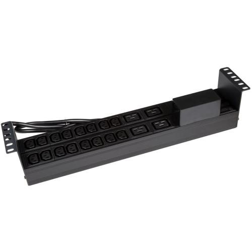 Dynamix RPR-IEC-16A20H 20 Outlet Horizontal Power Rail (16x 10A IEC C13 & 4x Carousel 1