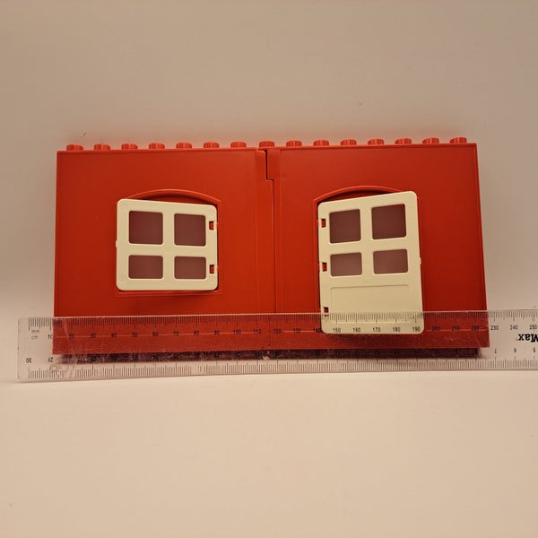 DUPLO LEGO - Hinged Walls with WINDOW and DOOR - for a house Carousel 2