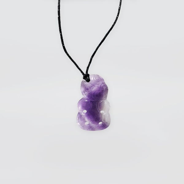 Amethyst Necklace - 'Hei Tiki' Carousel 1