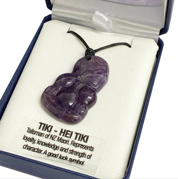 Amethyst Necklace - 'Hei Tiki' Carousel 2