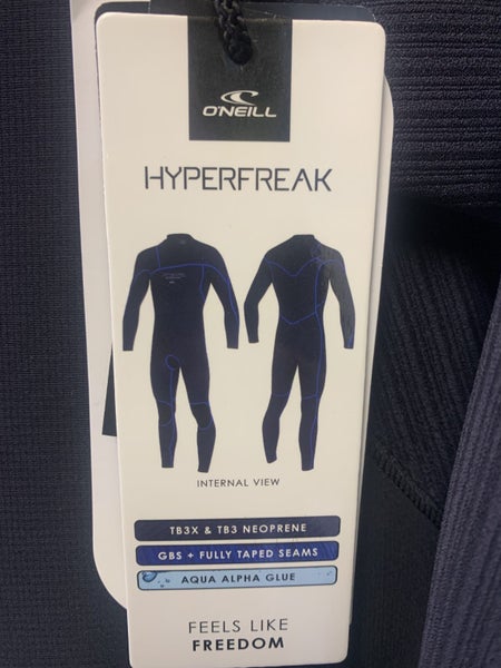 Oneill - HyperFreak 3/2+ Steamer Chest Zip Wetsuit - XL Black63615573816066112