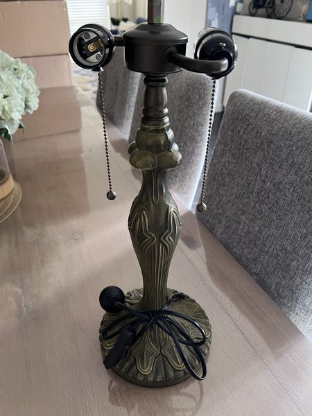 Tiffany Table Lamp (with 16" large 40cm lamp shade) Carousel 9