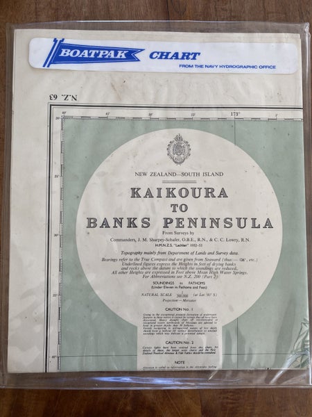 Antique Map: Kaikoura Peninsula Carousel 1