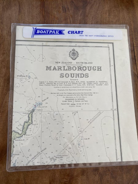 Antique Map: Marlborough Sounds Carousel 6
