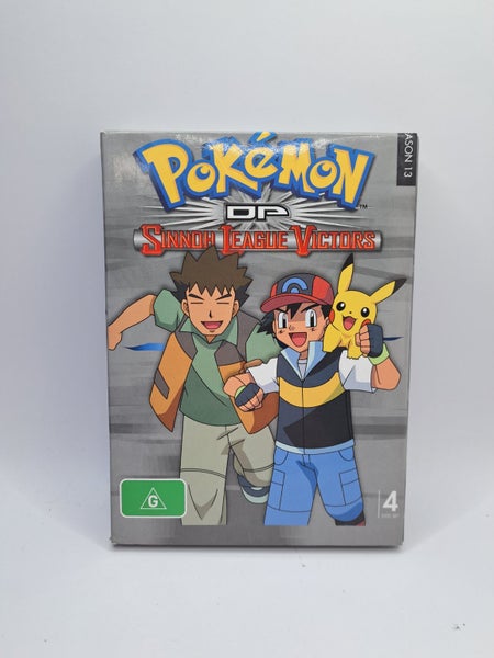 * Pokemon Season 13 Diamond and Pearl Sinnoh League Victories DVD 4 Disc Set! *