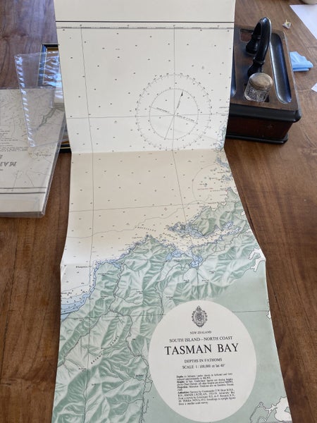 Antique Nautical Map: Tasman Bay Carousel 2