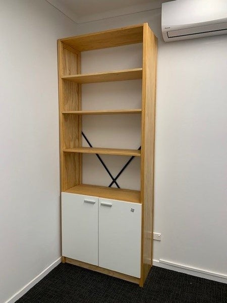 LUNDIA - bookcase with doors - BRAND NEW Carousel 1