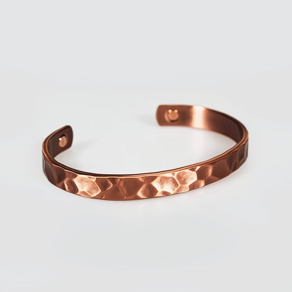 Beaten Copper Bracelets - Polished/Vintage Carousel 1